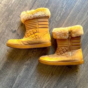 Women's Guess Faux Fur Lined Boots